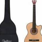vidaXL 12 részes 6 húros akusztikus western cutaway gitár szett 38" fotó