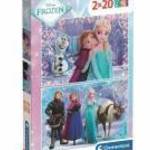Disney Jégvarázs Team Quest puzzle 2x20 db-os puzzle fotó