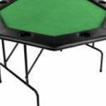 Northstar Octagon póker asztal fekete/zöld fotó