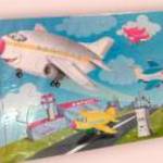 Repülős puzzle gyerekeknek – 24 darabos karton kirakó fotó