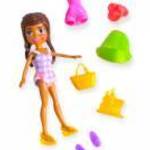 Polly pocket baba fürdő ruhában és strandkiegészítőkkel - Mattel fotó