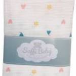 Soffi Baby takaró muszlin dupla vitorlás 70x90cm fotó