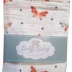Soffi Baby takaró muszlin dupla pillangós 70x90cm fotó