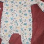 mintás lábfejes rugdalózó 3 hó 62 cm fotó