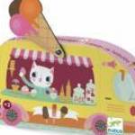 Formadobozos puzzle - Fagyis kocsi, 16 db-os - Ice cream truck - Djeco fotó