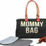 Anyuka táskája Mommy Bag fekete - BABY MIX fotó
