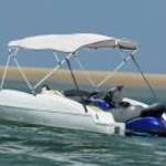 vidaXL négyágú bimini tető oldalfalakkal 243 x (230-244) x 137 cm fotó