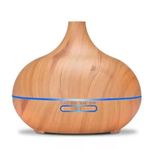 Fa hatású aromaterápiás párologtató (500 ml) - világos barna fotó
