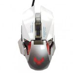 Vezetékes Gaming egér GM98, 7200dpi, RGB világítás, ezüst fotó