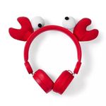 On-Ear vezetékes fejhallgató piros fotó
