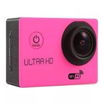 Sportkamera, WiFi-s, 12MP, FullHD, 30m-ig vízálló, A+ 170°, pink fotó