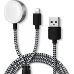 2 az 1-ben Lightning + Vezeték nélküli töltő, iPhone/iPad/Apple Watch -hoz fotó