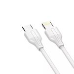 Adat és töltő kábel, Lightning/USB-C, 30W gyors töltés, 1 méter, fehér fotó