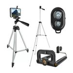 Tripod állvány bluetooth-os távirányítóval fotó