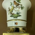 Herendi porcelán empire körmösváza - Rothschild mintával pingálva / Csak 1 Forint ez is... fotó