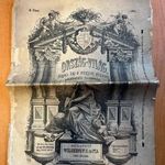 1881 Ország-világ Képes lap a magyar művelt közönség számára eredeti RITKA borítékkal fotó