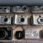 1FT NMÁ Teszteletlen/hibás digitális kompakt fényképezőgépek, canon, sony, olympus, samsung fotó