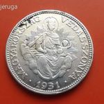 1931 - 2 Pengő RITKA !! ezüst fotó