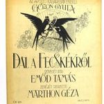KOTTA Dal a fecskékről. Az Apollo kabaréban énekli Gózon Gyula. Szövegét írta: Emőd Tamás. fotó