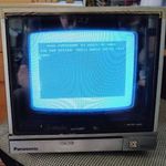 PANASONIC TS-800EUD Quintrix retro szines monitor/TV 1980-as évek Commodore és video monitor 20cm fotó