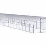 vidaXL kültéri horganyzott acél tyúkól 3 x16 x 2 m fotó