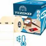 100 * 50 mm-es, 1 pályás hűtőházi termál címke (1200 címke/tekercs) - Tezeko fotó