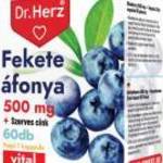 Dr. Herz Fekete Áfonya 500 mg + Szerves Cink kapszula (60 db ) fotó