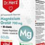 Dr. Herz Magnézium Orotát 700 mg + B-6 vitamin kapszula (60 db) fotó