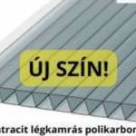 Antracit, szürke polikarbonát 10mm fotó