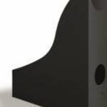 Iratpapucs, mûanyag, 73 mm, DURABLE "Eco", fekete fotó