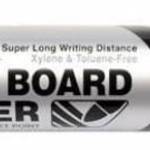 Táblamarker, 2, 5 mm, kúpos, PENTEL "Maxiflo MWL5M", fekete fotó