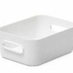 Mûanyag tárolódoboz, 1, 5 liter, SMARTSTORE "Compact S", fehér fotó