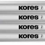 Tábla- és flipchart marker készlet, 1-3 mm kúpos, KORES "K-Marker W1", 4 különbözõ szín fotó