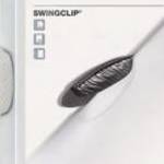 Gyorsfûzõ, klipes, A4, DURABLE "Swingclip® 30", fehér fotó