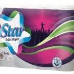Toalettpapír, 3 rétegû, kistekercses, 24 tekercs, "Star Trio" - . fotó