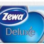 Papír zsebkendõ, 3 rétegû, 90 db, ZEWA "Deluxe", illatmentes fotó