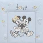 Ceba pelenkázó lap puha nagy 85x72cm Mickey&Minnie kék - Ceba Baby fotó