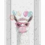 Ceba pelenkázó lap puha 2 oldalú 50x70cm BASIC Crazy Lama - Ceba Baby fotó