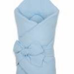 Muszlin megkötős pólya New Baby blue - NEW BABY fotó