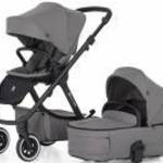 Petite&Mars Kombinált babakocsi, ICON 2in1, Dove Grey, LITE AIR fotó