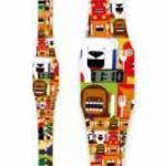 Papír karóra - HUNGRY ANIMALS - Pappwatch - I like paper fotó