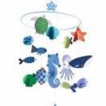 Szélmobil föggődísz - Vízi világ - Aquatic world - Djeco fotó