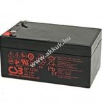 Ólom akku 12V 3.4Ah ( CSB / Hitachi) típus CSB-GP1234, VDS, csatlakozó: F1 fotó