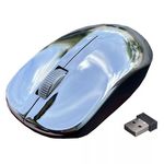 Vezeték nélküli optikai egér 33Q1, akkumulátor, 2.4GHz 1600dpi ezüst/Inox fotó