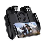 PUBG kontroller joystick, hűtőventilátor, iPhone és Android, fekete fotó