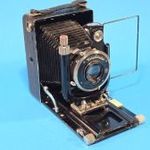 Voigtlander Bergheil 6x9 fényképezőgép heliar 4.5/10.5cm fotó