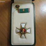 MAGYAR KÖZTÁRSASÁGI ÉRDEMREND TISZTIKERESZTJE 1946/1991 DÍSZDOBOZBAN kiv+ fotó