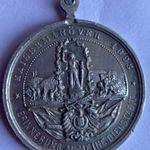 Antik német katonai emlékérem / II Vilmos 1895 - szalag nélkül --- De 1 Forintért fotó