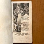 1707 Köln - Szent Ágoston kora keresztény egyházfilozófus és teológus elmélkedései RITKA kiadás fotó