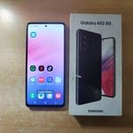 Samsung Galaxy A53 5G 6/128GB Dual Újszerű Fekete Garis ! fotó